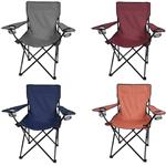 HH7057B Heathered Folding Chair With Carrying Bag
